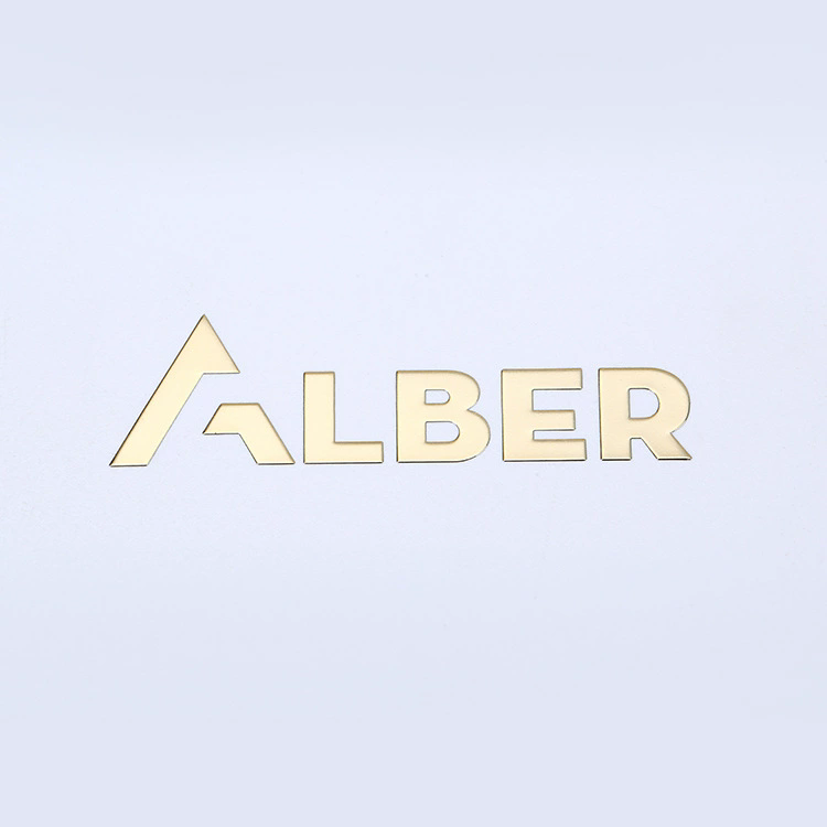 定 制做铜铝金属镍标电镀不干胶标贴LOGO贴标